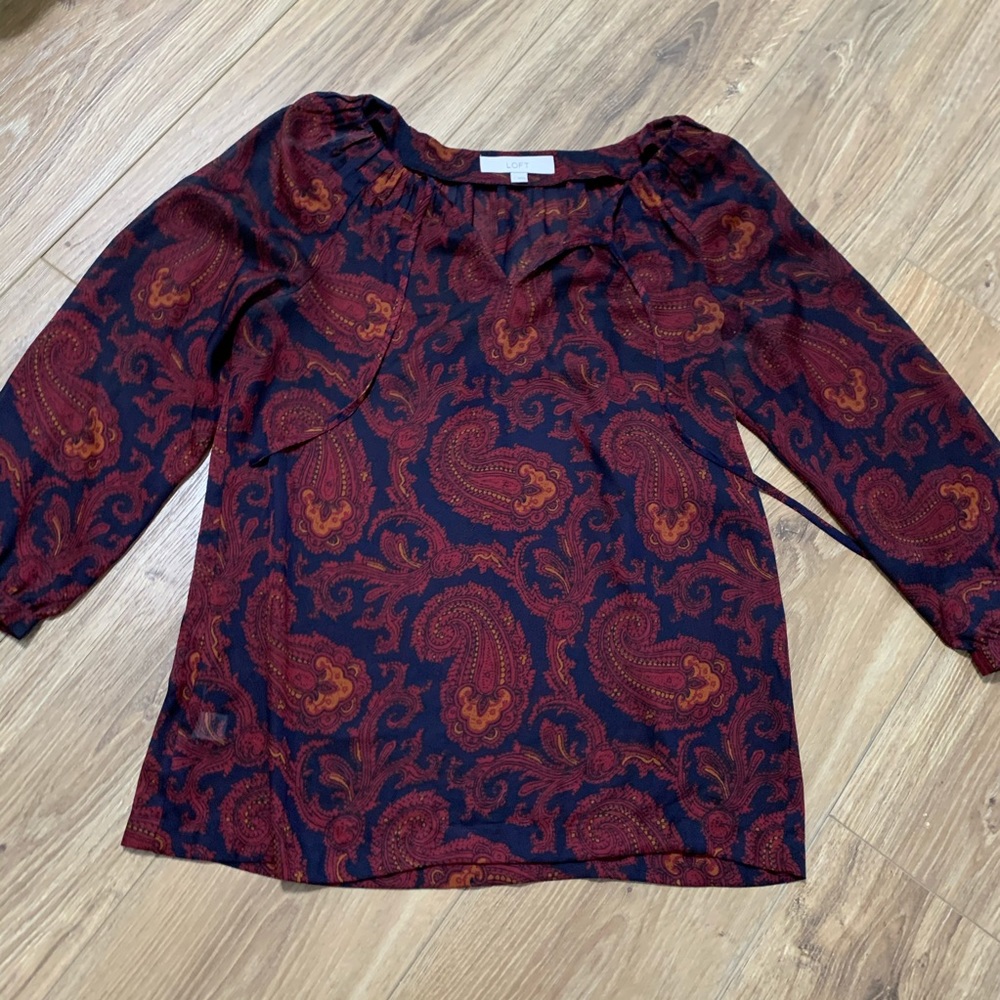 Beautiful fall blouse